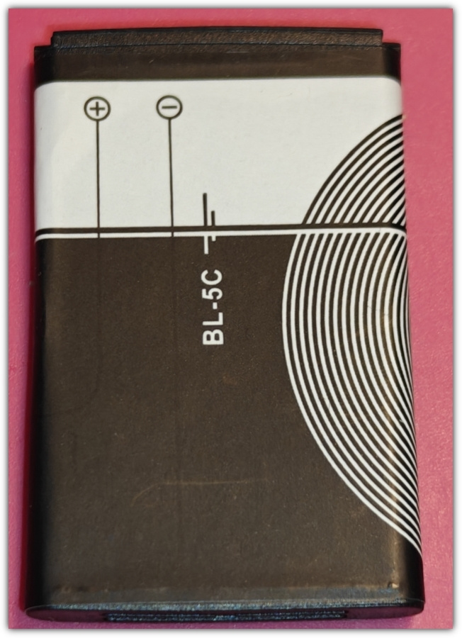 NOKIA BL-5C yhteensopiva, 1200mAh -akku #31237