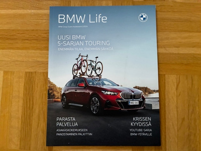 Lehti BMW Life 2/2024 5-sarja 530e Touring, M5, i4 M50, M135