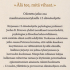 Jordan B. Peterson: 12 uutta elämänohjetta - pikkukuva 3