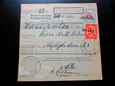 1928 Juntula rivil postiosoituksella