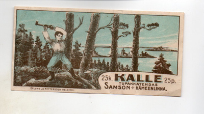 Tupakkaetiketti: Kalle