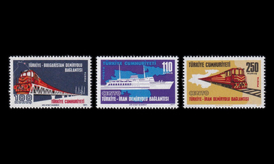 Turkki 2235-7 ** Uudet rautatieyhteydet (1971)