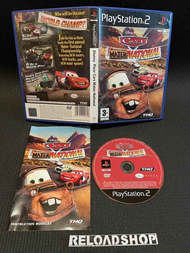 Disney Pixar Cars Mater-National - FIN PS2 - CIB