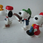 Vintage Snoopy figuurit, 5 kpl - pikkukuva 4