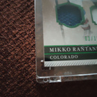 Mikko Rantanen 19-20 UD Artifacts Emerald Auto Patch 06/10 - pikkukuva 4