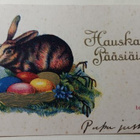 Pupu vahtii Pääsiäismunia, vanha pikkupk, k. k-k - pikkukuva 1