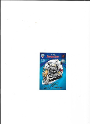 2011-12 KHL Cards Masks #16 Jeff Glass Barys Astana MV