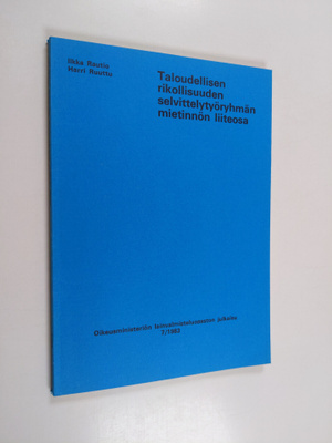 Taloudellisen rikollisuuden selvittelytyöryhmän mietinnön...
