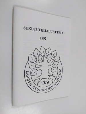 seudun Lahden : Sukututkijaluettelo 1992
