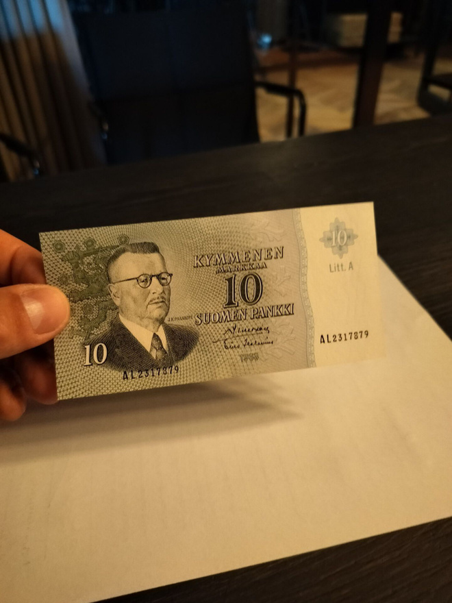 pakka sileä 10 Mk 1963 AL litt.a