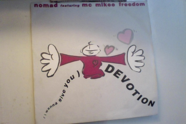 NOMAD + MC MIKEE FREEDOM  ::  DEVOTION :: VINYYLI  7"   1990