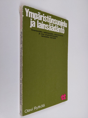 Olavi Rytkölä : Ympäristönsuojelu ja lainsäädäntö