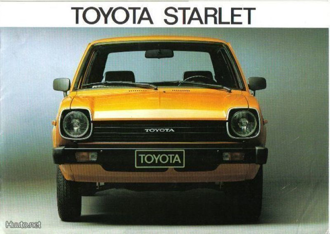 Toyota Starlet -esite, 1980