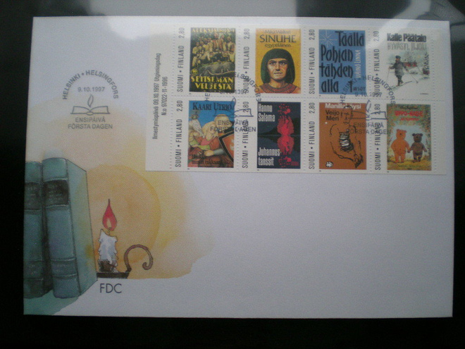 FDC Kirja 1900-luvulla V39 - LaPe 1398-1405