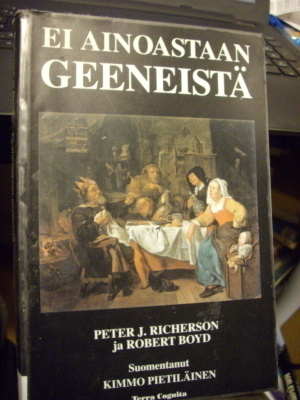 Richerson, Boyd: EI AINOASTAAN GEENEISTÄ (1.p.2006) Sis.pk:t