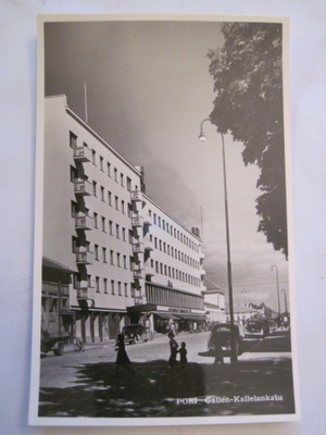 VANHA Postikortti Pori 1950-l Alkup.Mallikappale