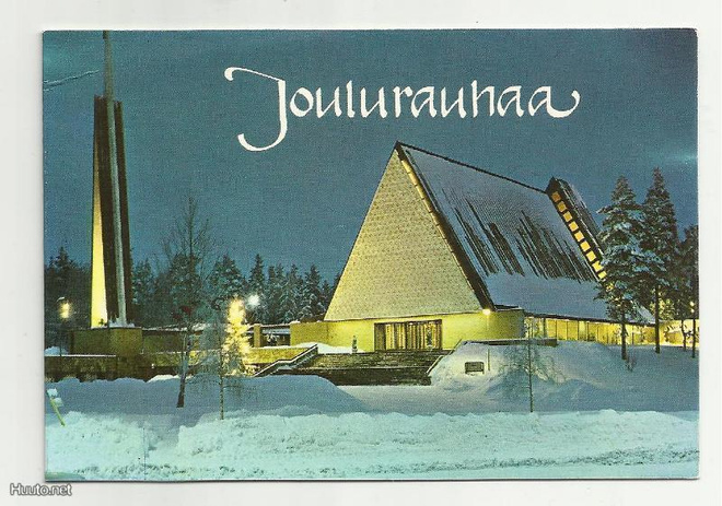 Lahti: Joutjärven kirkko talvella