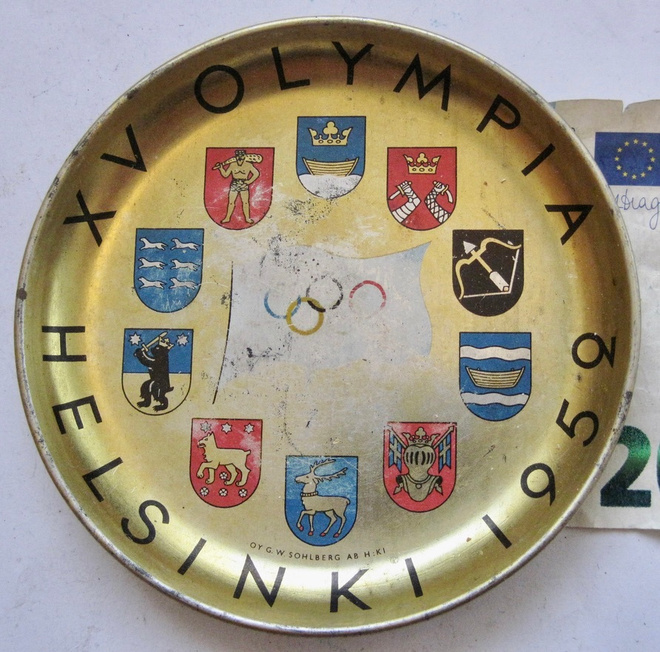 VANHA Tuhkakuppi Olympia Helsinki 1952