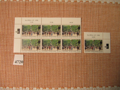 Postimerkkejä 7 kpl Eurooppa 15.3.1999.