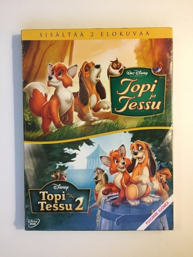 Topi ja Tessu 1 ja 2 (1981 ja 2006) Disney (UUSI)