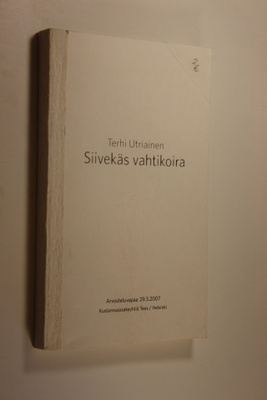 Terhi Utriainen : Siivekäs vahtikoira (arvostelukappale)