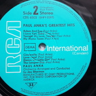 Paul Anka  – Paul Anka's Greatest Hits LP - pikkukuva 4