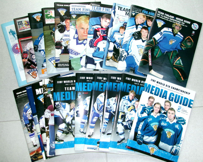 U18 Maajoukkue Media Guide (20 erilaista 1996-2014)