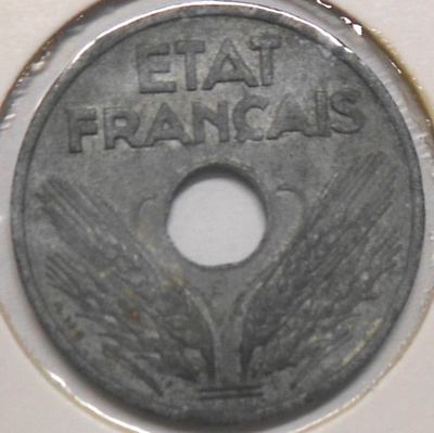 France.20 centimes 1941.