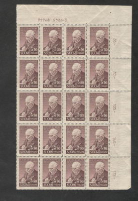 v. 1945 K.J.Stålberg 80 v.,  postituore arkin osa