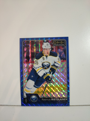 2016-17 OPC Platinum Royal Blue Cubes#111 Rasmus Ristolainen
