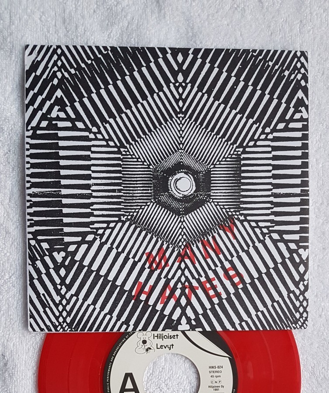 Many Hates – Many Hates 7" ep värivinyyli red