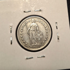 1 Franc Helvetia 1943 Hopeaa - pikkukuva 2