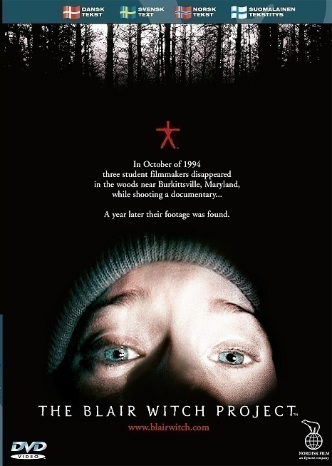 The Blair Witch Project (v.1999) uusi ja muoveissa
