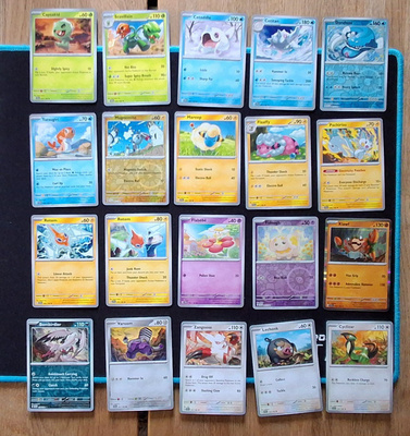Pokemon kortit 20kpl (#163 Scarlet & Violet base set)