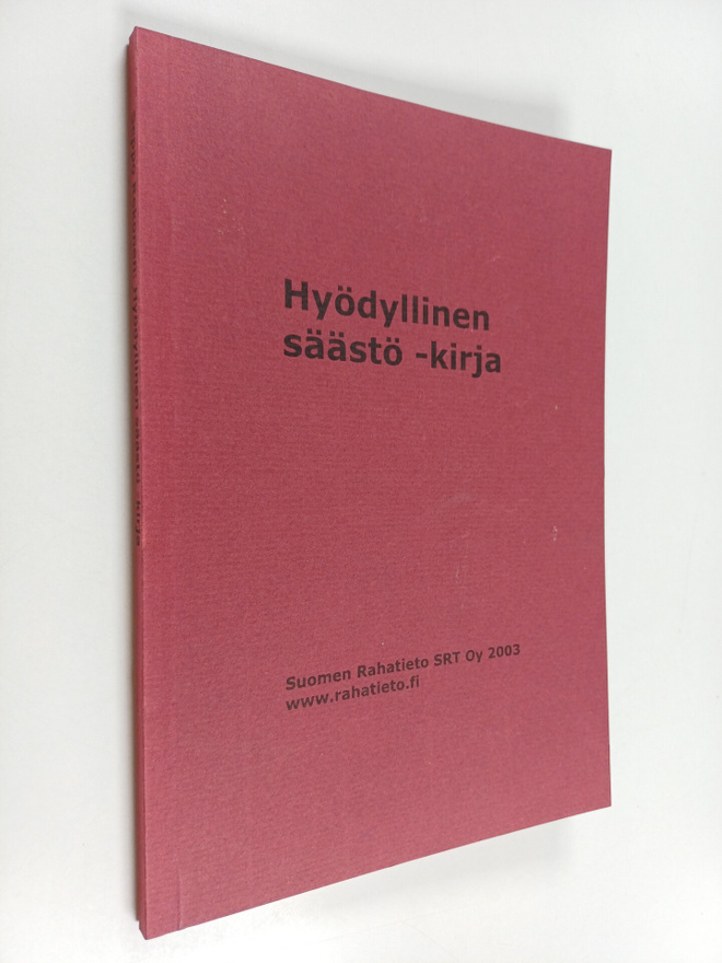 Seppo Rekonen : Hyödyllinen säästö -kirja