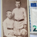 CDV Valokuva Viro Eesti Tallinna Lapset Kiva Koulupuku 1890- - pikkukuva 1