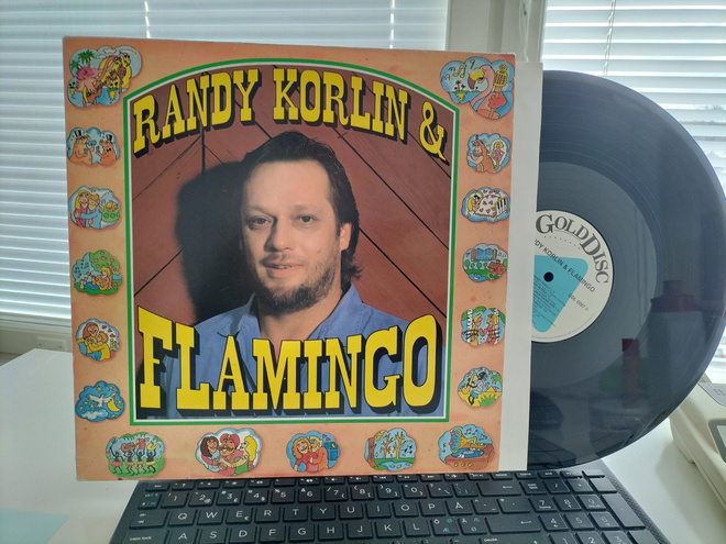 RANDY KORLIN & FLAMINGO, S/T, LP -92 HIENO KUNTO !!