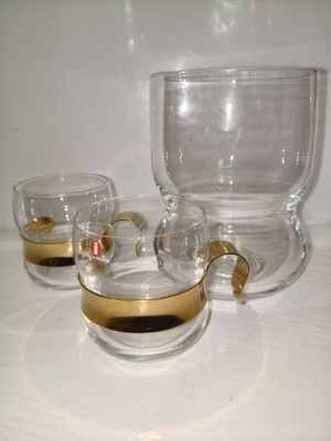 Iittala Paula glögisetti / viskisetti kahdelle (Jorma Vennol