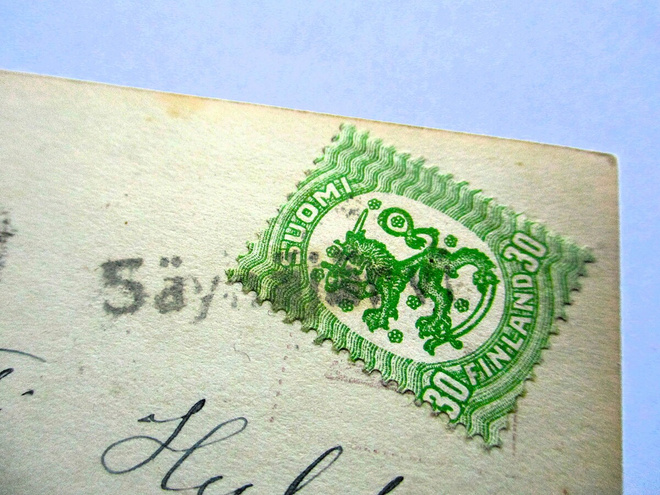 1925 Säynäjärvi (Kangasala) rivil + pvl kortilla