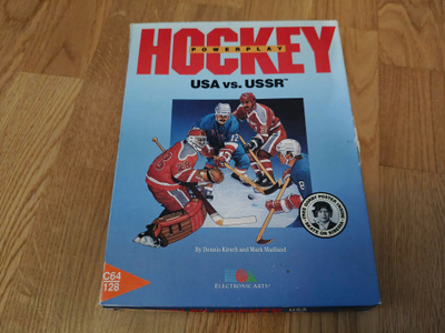 Powerplay Hockey USA vs USSR - Commodore 64 (disk)