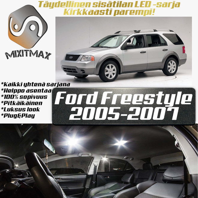 Ford Freestyle Sisätilan LED-sarja 15-osainen