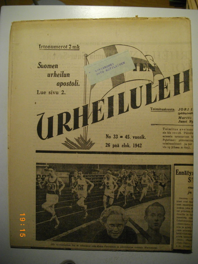Suomen Urheilulehti Nro 33/1942 (15.3)