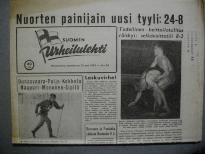 Suomen Urheilulehti Nro 24/1953 (10.11)
