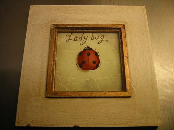 KIVA LADY BUG - LEPPÄKERTTU TAULU SISUSTUKSEEN