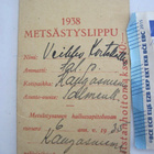 VANHA Metsästyslippu 1938 - pikkukuva 1