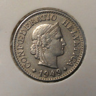 Switzerland. 10 rappen 1949. - pikkukuva 1