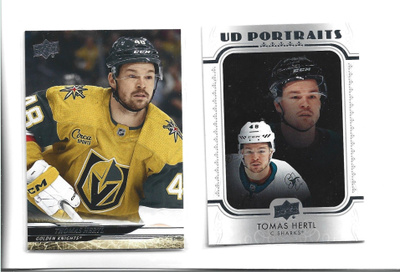 2 X TOMAS HERTL - 1 erkkari=UD PORTRAITS #P-16 - UD 2019-20