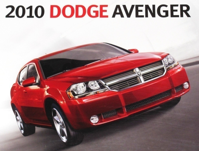 2010 Dodge Avenger esite - KUIN UUSI - 12 sivua