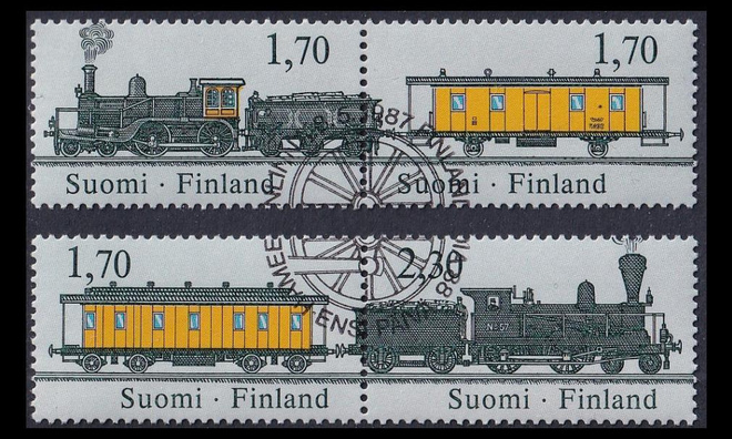1014-7p o Finlandia 88 junat vaakaparit EPL (1987)