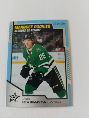 2020-21 O-Pee-Chee Blue #612 Joel Kiviranta